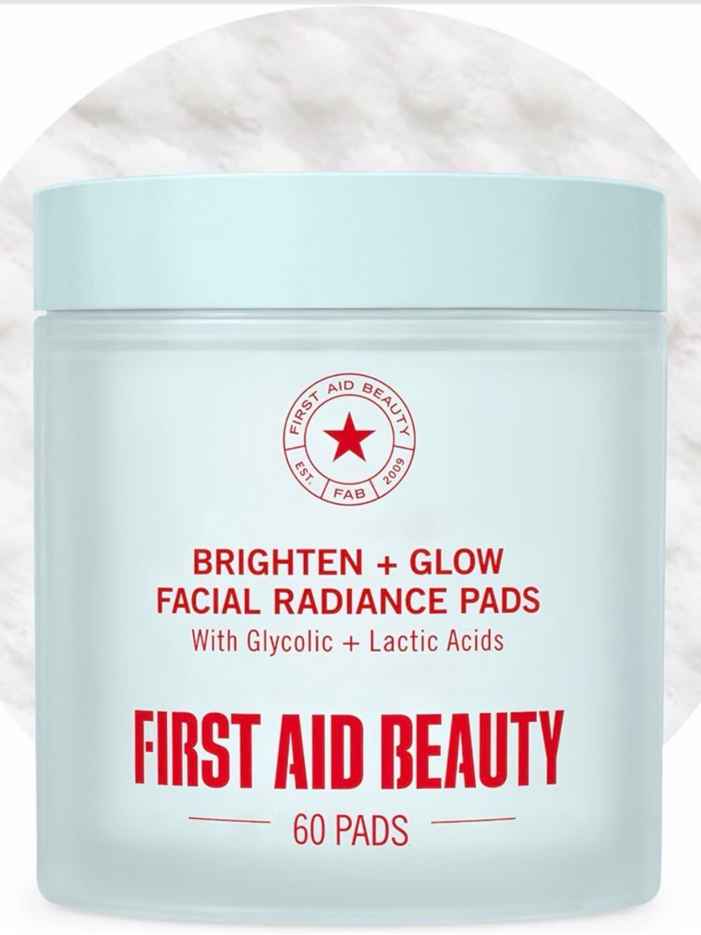 First Aid Beauty Brighten + Glow Facial Radiance Pads - Mint Blue